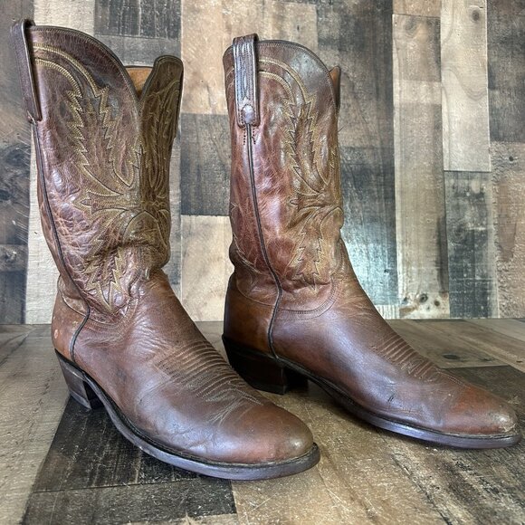 Lucchese 1883 Crayton N1547R4 Western Cowboy Boots Mens 11 D - Picture 1 of 12